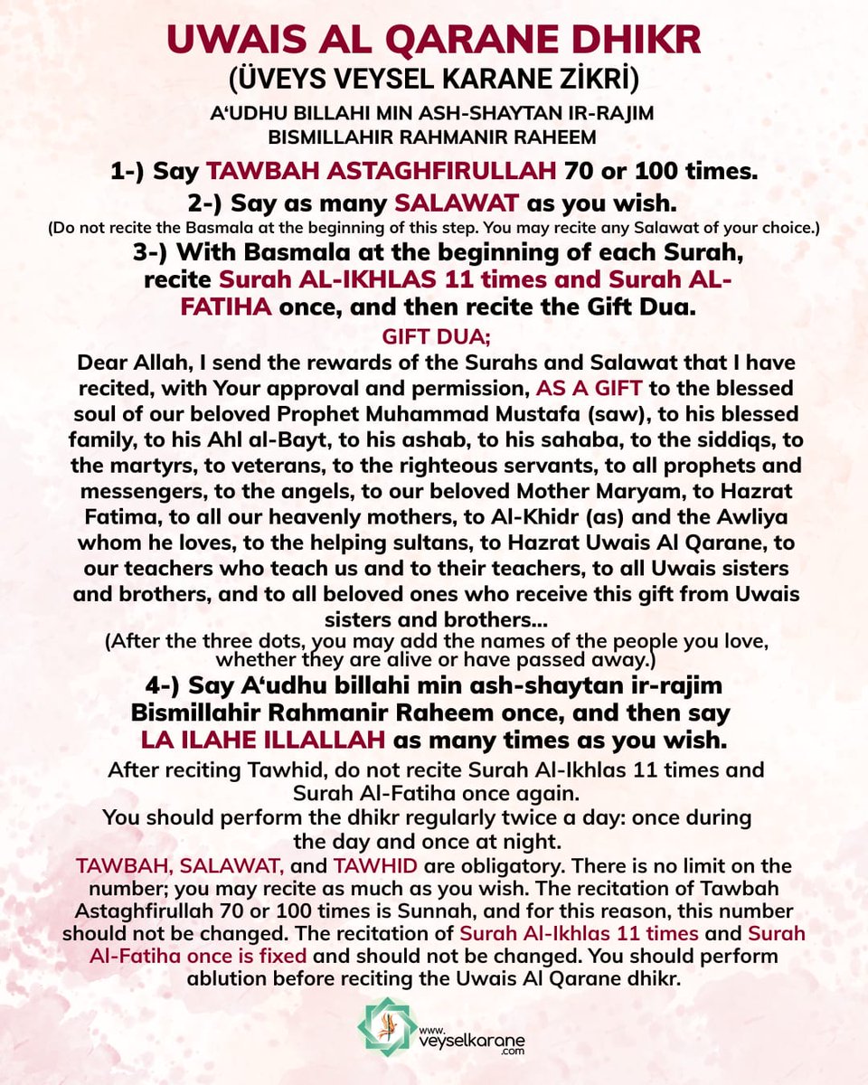 TIrigozoglu's tweet photo. The Uwais Al-Qarni Dhkir is the door that is opened to the favors of Allah
If you are seeking the easiest and righteous path to reach Allah,then
Follow @loveofuwaysi

#TelAviv
#SONDAKİKA https://t.co/XqOQKc6diU