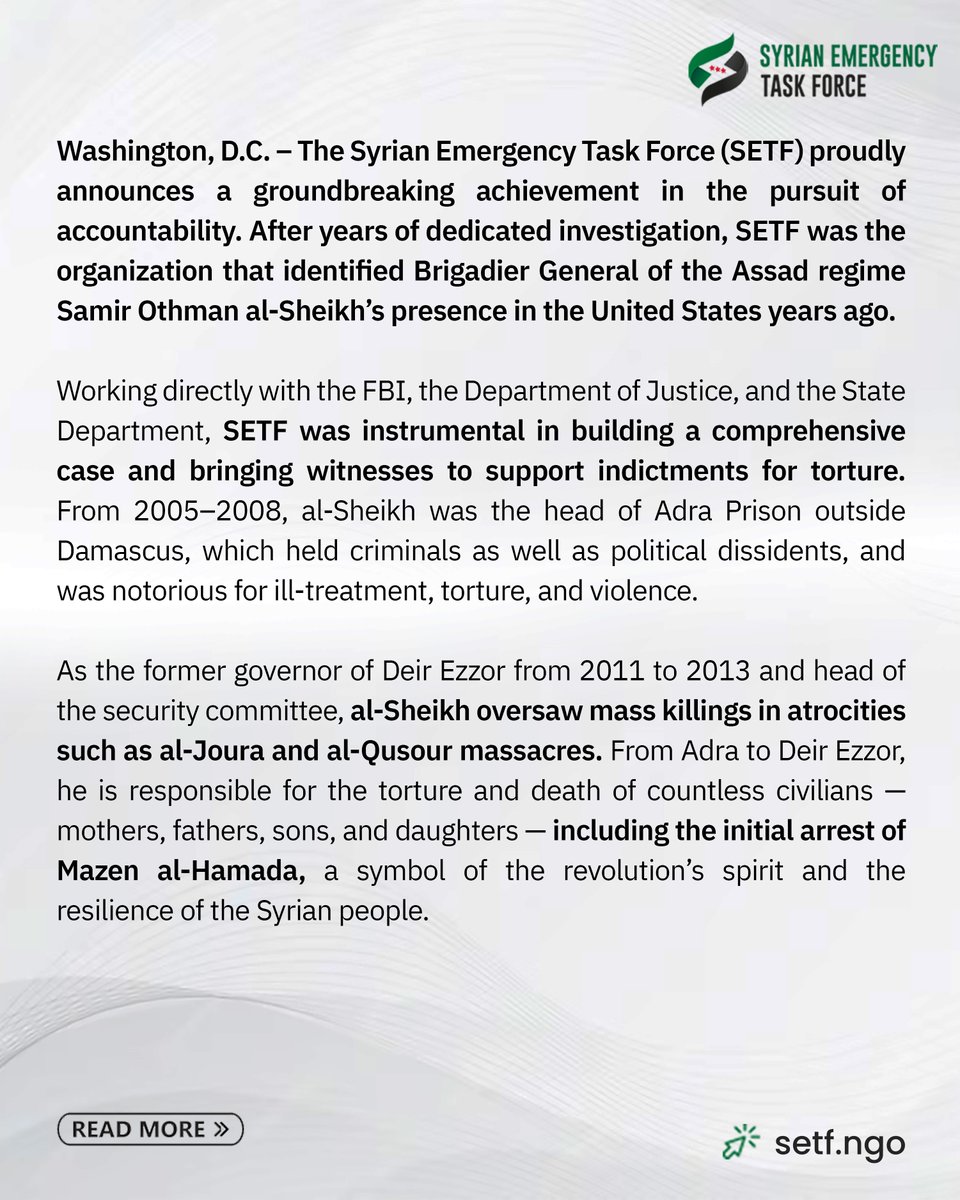 Syrian Emergency Task Force tweet media