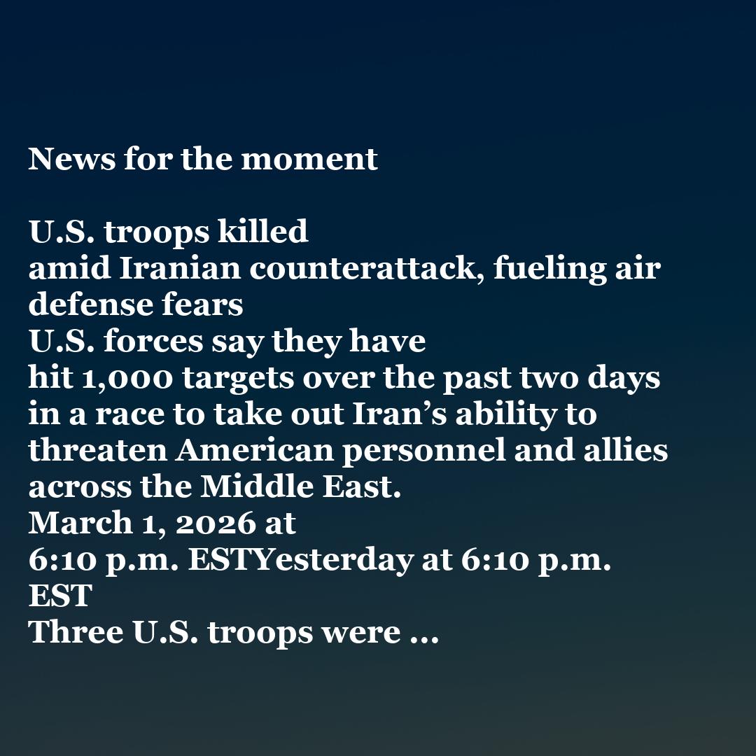 youthepublic's tweet image. washingtonpost.com/national-secur…  #USTroopsKilled #IranCounterattack #AirDefense #MiddleEastSecurity