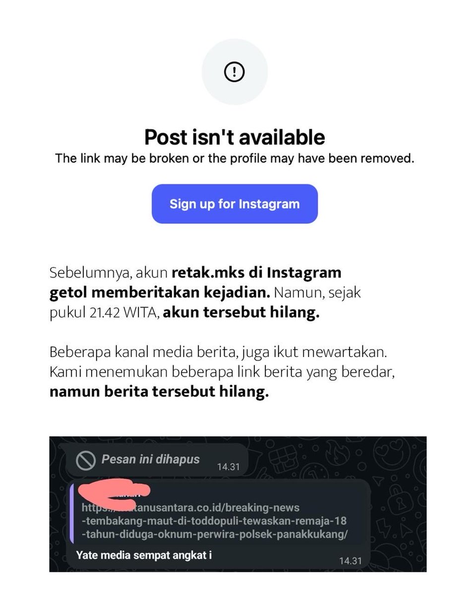 Lembaga Bantuan Hukum Makassar (YLBHI) tweet media