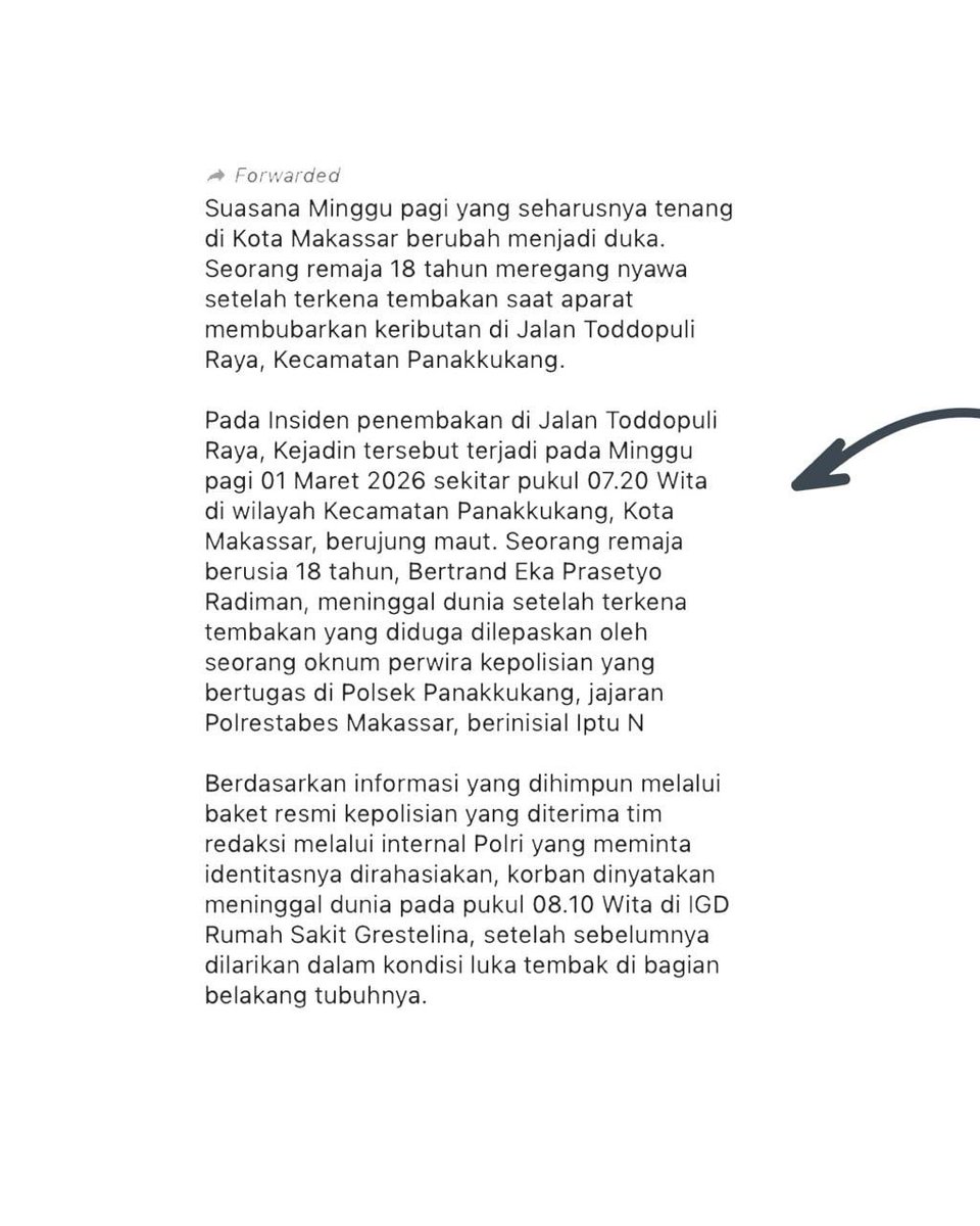 Lembaga Bantuan Hukum Makassar (YLBHI) tweet media