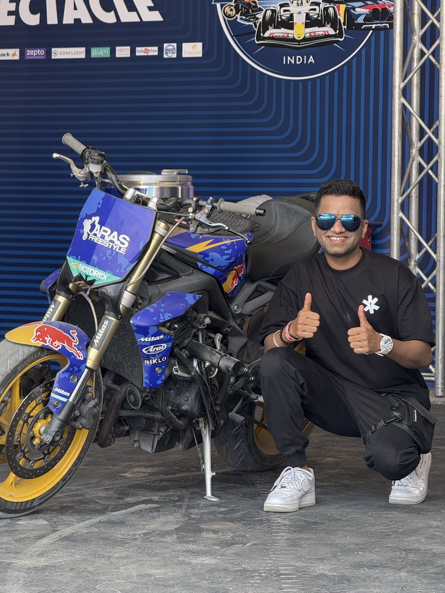 Pwrfanatic's tweet image. Yes to new adventures 💯 
@redbullindia 

#RedbullIndia #Motojam #Adrenalinerush #Motorhead #Givesyouwiiings
