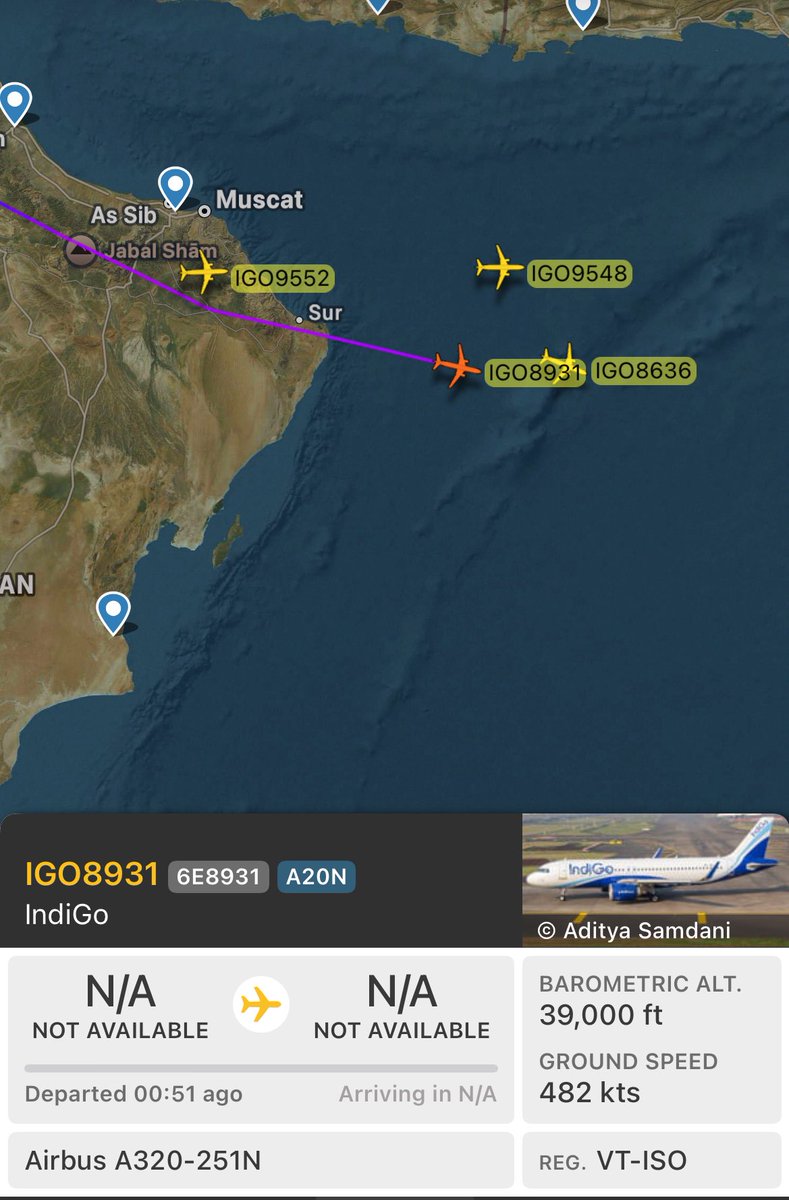 hiravaero's tweet image. Many Airlines including @IndiGo6E are pulling aircraft with crew only and bringing them back to base. 

First set of planes have left Dubai, Riyadh, Jeddah and Abu Dhabi

#Repositioning #IranIsraelWar