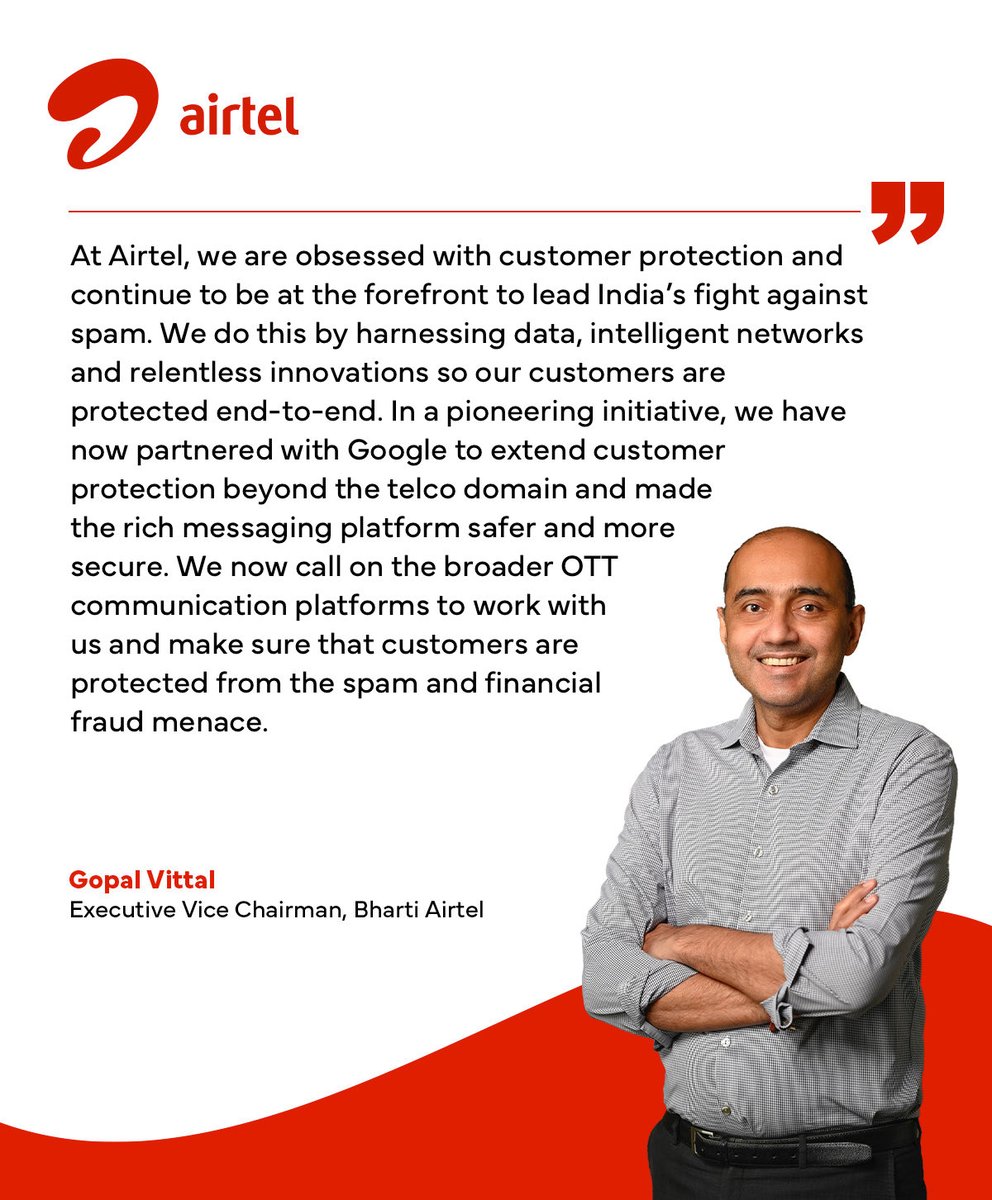 Bharti Airtel tweet media