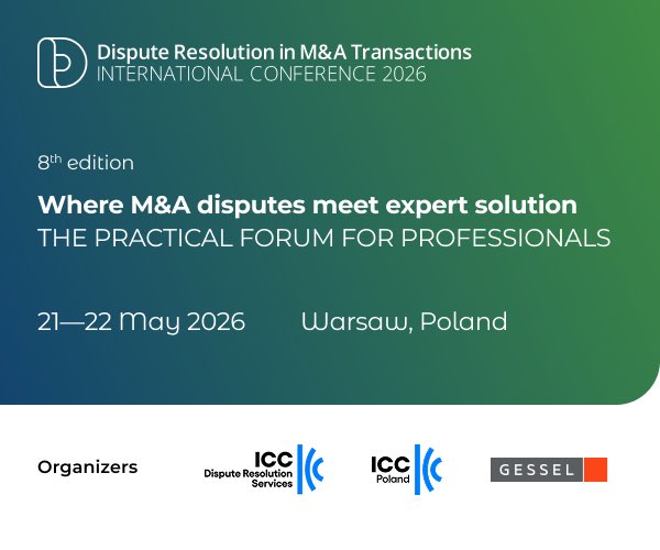 TheUAAofficial's tweet photo. UAA supports the 8th edition of the Dispute Resolution in M&amp;A Transactions INTERNATIONAL CONFERENCE that will take place in May 2026.

Ticket sales are now open, with Early Bird pricing ending at the end of March. More details and registration are at https://t.co/BkO28ayTPr. https://t.co/enYTY5skaM