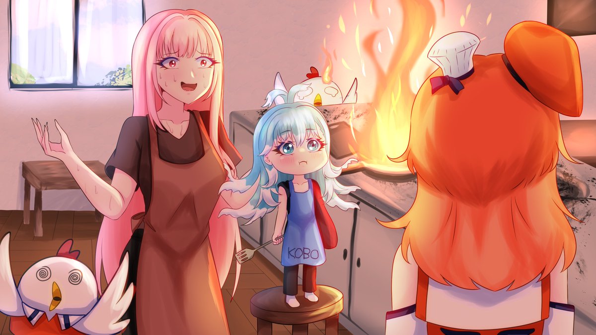 Don't leave dad with the child
#KFPicasso #callillust #AeruSeni