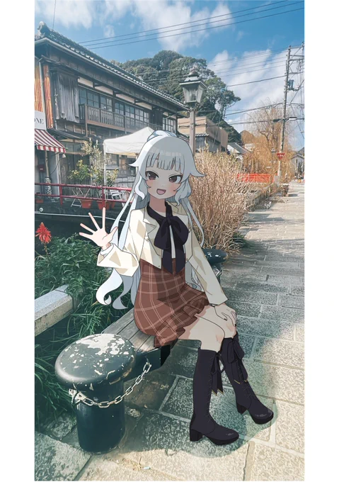 蓮台寺ミナトさん 伊豆デート #駅メモファンアート