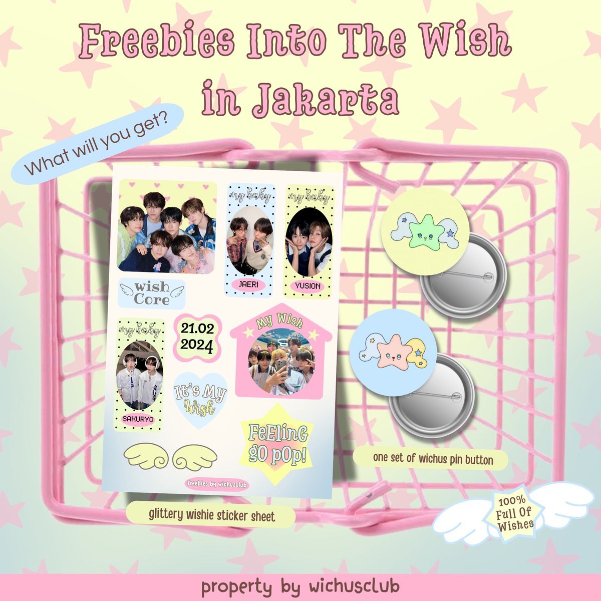 ˚₊‧꒰ა ✦ ໒꒱ ‧₊˚ Freebies Into The Wish in Jakarta by <a href="/wichusclub/">츄</a> 

100% Full of Wishes🔮 ⭑.ᐟ

🗓️April 11th, 2026
📍ICE BSD 

say “Hi” to me and you’ll get a package full of wishes ˗ˏˋ ★ ˎˊ˗

help rt and like are appreciated ♡

#NCTWISHinJakarta #INTOTHEWISH