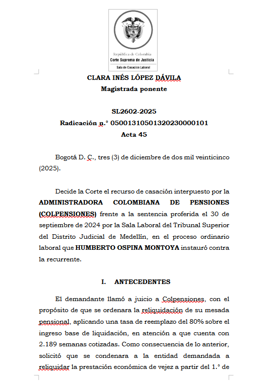 articulo20's tweet photo. SENTENCIA RECOMENDADA 🗣 

#Laboral

El alcance del control en casación como garantía sustancial para la protección de los derechos fundamentales en materia laboral y de seguridad social
 
RAD: 05001310501320230000101 https://t.co/4Lrx2ahMlT