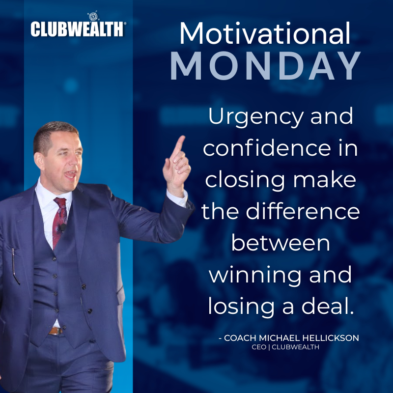 _ClubWealth's tweet photo. 💥 MOTIVATION MONDAY 💥

Urgency creates momentum. Confidence builds trust.

This week, move with purpose. Speak with conviction. Close with confidence. 🔥

#MotivationalMonday #ClubWealth #RealEstateLeadership #TrustedAdvisor #LeadWithValue #RealEstateCoaching #Coaching https://t.co/zLrCEdfsFz