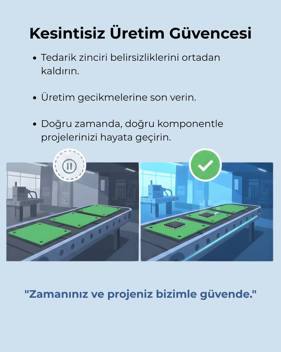 ilega_comtr's tweet photo. Komponent tedarikinde karmaşaya son! 🚀

Mouser, Digi-Key ve Arrow gibi devlerle tam entegrasyon sağlayan ilega ile 500 milyondan fazla parçaya tek tıkla ulaşın. Stok sorunlarını ve gecikmeleri geride bırakın. 🛠️
Zamanınız ve projeniz bizimle güvende.

#ilega #PCB #Elektronik https://t.co/SM97GlJE63
