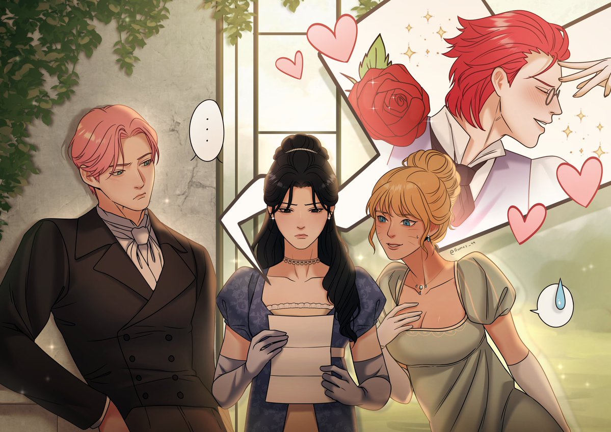 Team 7 : Regency Era AU ✨ Gender Swap (ft. Karin)