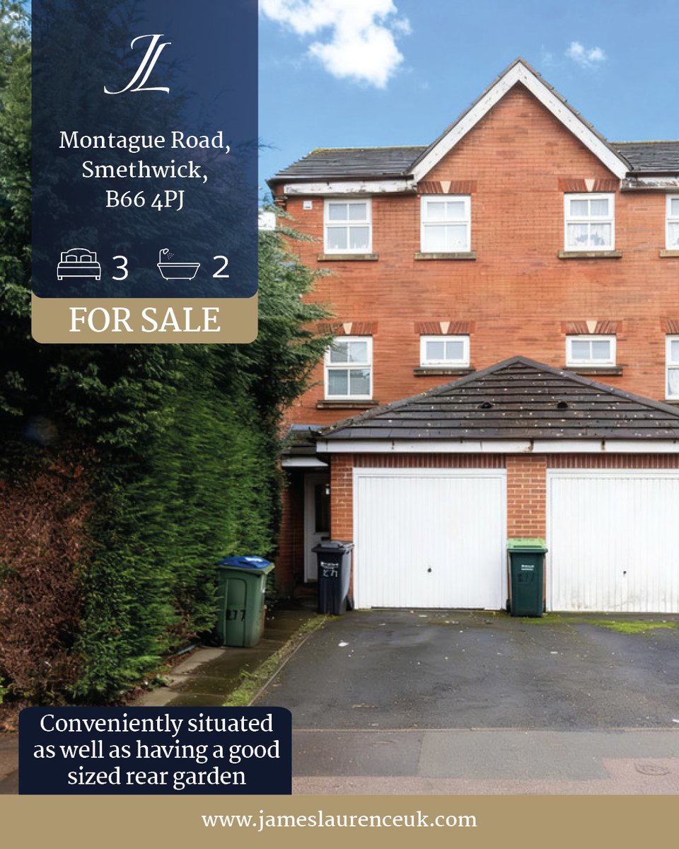 Boasting extensive space and being situated within a convenient area, this property will be sure to go quickly!

💻To find out more information: jameslaurenceuk.com/property/monta…

Interested in a viewing? 📞 Call 0121 604 4060 (Option 1)

#forsale #foryou #fyp #home #house #birmingham