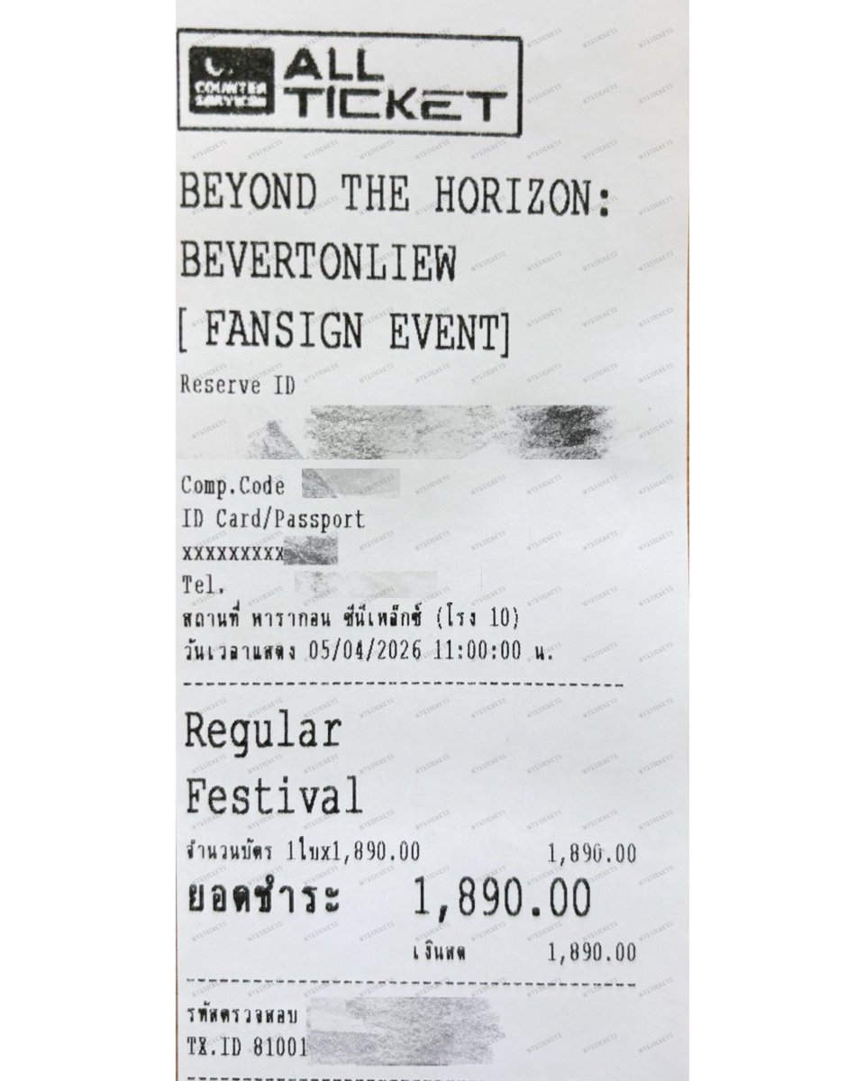รีวิวกดบัตร #BeyondTheHorizonBeverTonliew   

✴︎  1,890  1 ใบ

꒰ #กดบัตรกับนตซ ꒱