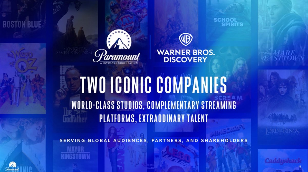Segundo o CEO da Skydance Media, a futura “Warner Bros. Paramount Skydance Discovery” poderá nascer com dívida de US$ 79 bilhões após a aquisição da Warner Bros. Discovery.

A projeção indica receita anual de cerca de US$ 69 bilhões e lucro bruto estimado em US$ 18 bilhões com a