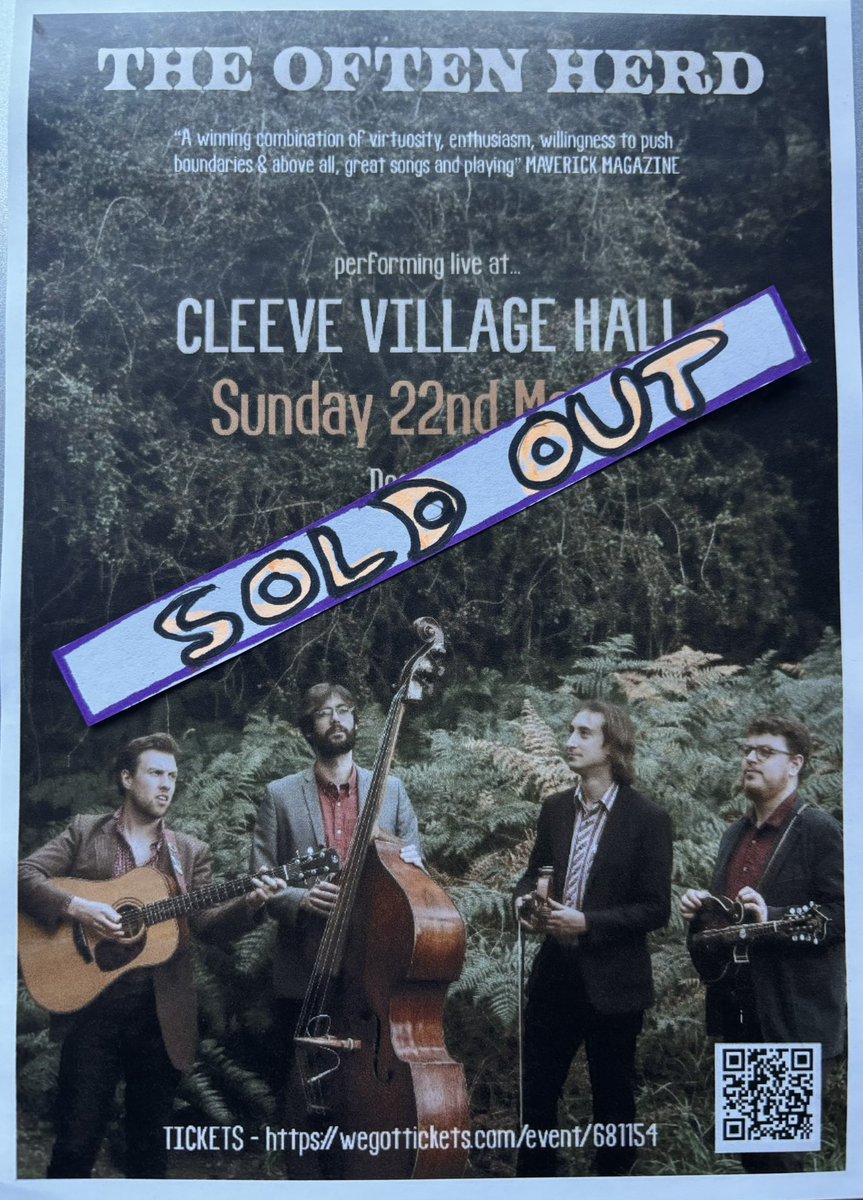 Cleeve Village Hall live music & ents hub tweet media