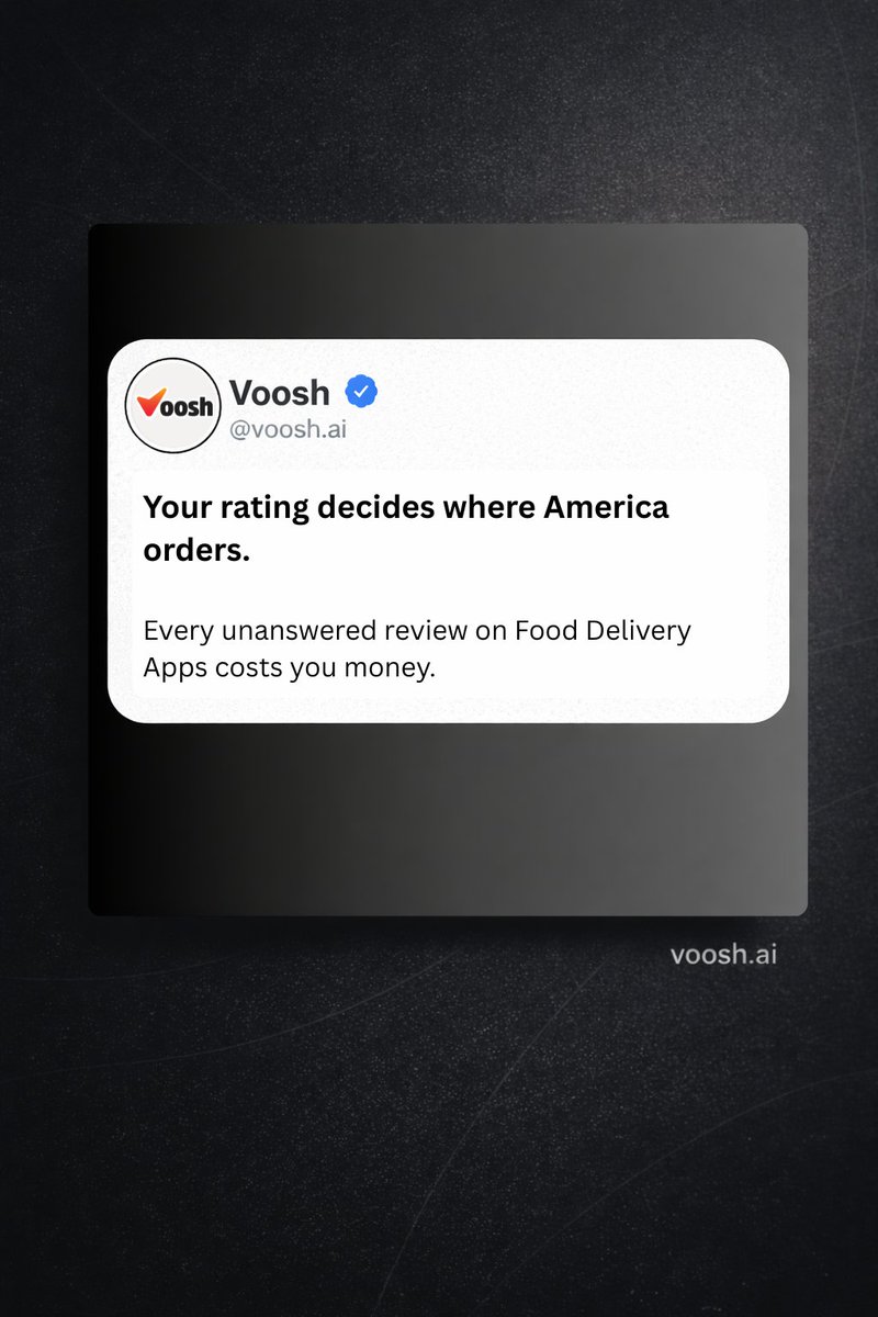 vooshusa's tweet photo. Your reputation is built (or broken) in public.

If you’re checking each one manually, you’re reacting, not managing.

Voosh brings every review into one dashboard so you can reply faster, spot issues early, and protect revenue.

Comment REVIEWS to see how it works. https://t.co/aFCNpk1APL