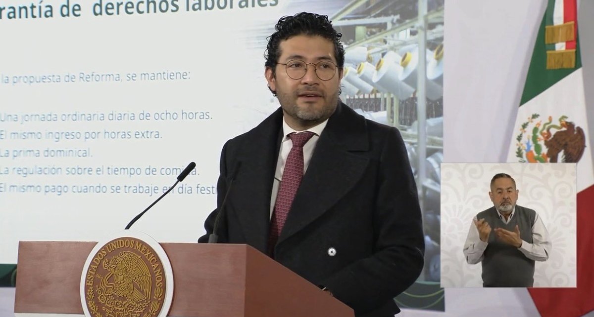 tori_noticias's tweet photo. ¡NOTICIA QUE MERECE DIFUSIÓN! 👊🇲🇽👏

La presidenta adelantó que, tras obtener la aprobación en la mayoría de los congresos locales, la reforma constitucional que reduce la jornada laboral de 48 a 40 horas será publicada mañana en el Diario Oficial de la Federación. https://t.co/cqE3RG6WtY
