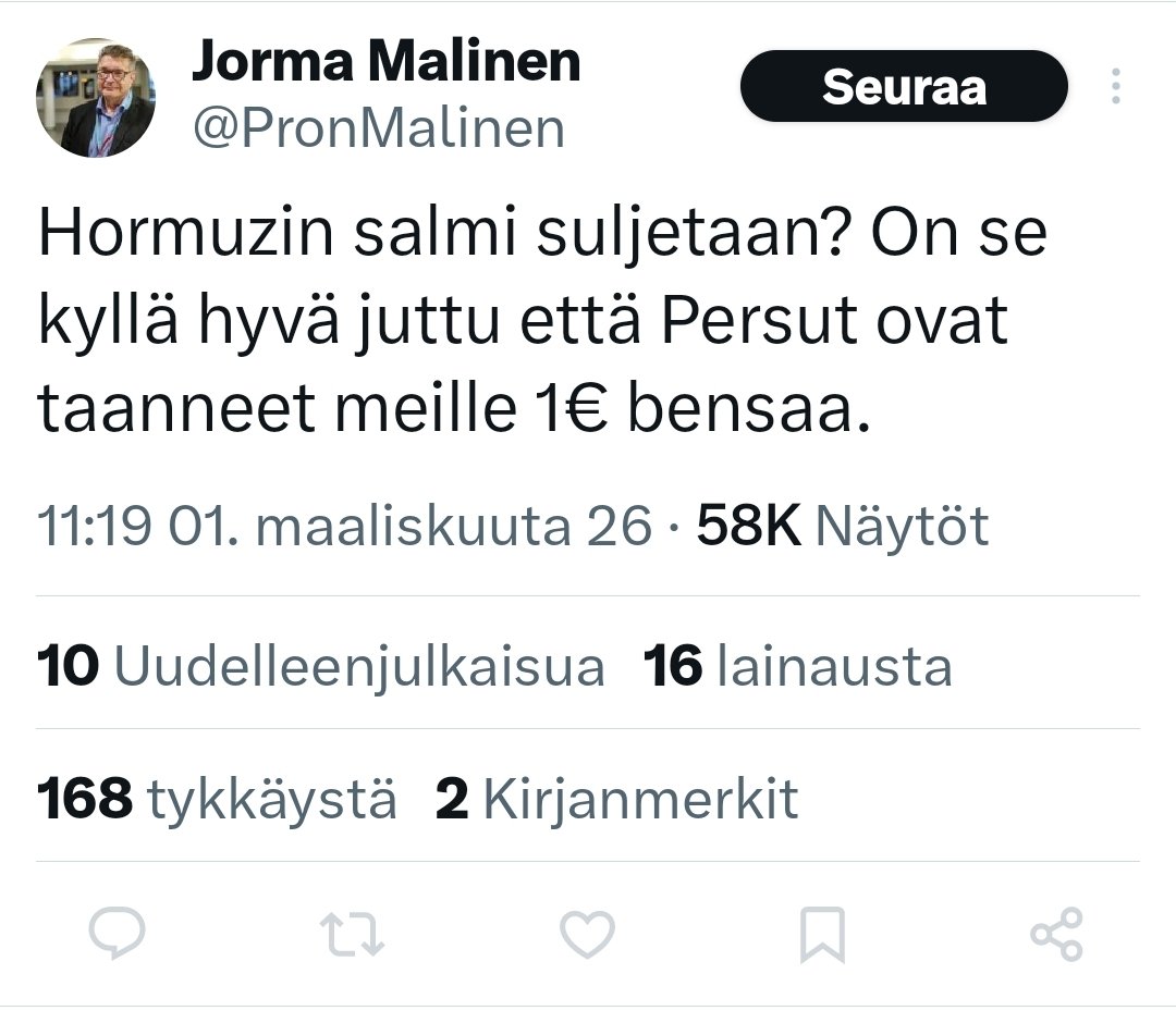 Matti Hämeenaho tweet media