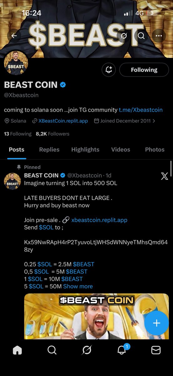 RileyTyron's tweet photo. @beastMesol GeN7jVrkt4aQ2jaDdnJPZaYEmVBpJJr5ctLw44YpjaBX https://t.co/hQId8j3WlU
