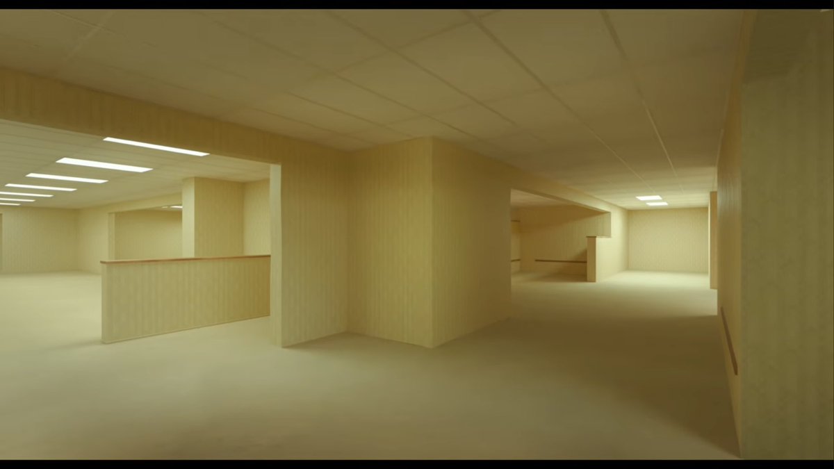 Whether you prefer to call it Level 0, The Complex, or Those Smelly Yellow Rooms … 

We all agree that these mono-yellow walls are the most iconic thing about The Backrooms. 💛

#backrooms #thebackrooms #backroomsmovie