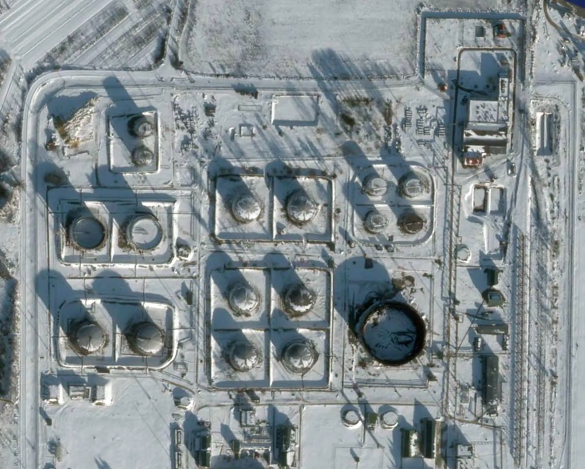 BohuslavskaKate's tweet photo. A Reality Check for Orbán about The "Druzhba" Pipeline Strike❕️

​Hungary remains "skeptical" about the damage dealt to the Druzhba pipeline during the Russian strike on January 27. However, Bloomberg has released satellite imagery that tells a different story: the main reservoir at the Brody Pumping Station is empty. Pumping is currently impossible due to equipment failure and the extreme risk of leaks.

​This material is for Orbán, who seem to be playing dumb.

​The Timeline of the Attack 🔽

​The Strike: On the morning of January 28, a fire was reported at the Brody facility following a Russian strike. The State Emergency Service confirmed an infrastructure hit, and local residents were warned to stay indoors and close their windows due to toxic air pollution.

​The Target: Russian "Shahed" drones targeted the main reservoir at Brody. This is the largest oil storage tank in Europe, measuring 75 meters in diameter—roughly the width of a football field. According to Naftogaz head Serhiy Koretskyi, the resulting inferno took 10 days to extinguish.

​Not Exactly a Secret: Even Kremlin propaganda outlets reported on it. "Tsargrad TV" ran news segments about a fire near Lviv that burned for three days. If Orbán wanted the truth, they could have found it in the news weeks ago. Even if they prefer to get their news from Russian propaganda  sources. 

​The Emergency Response 🔽

​Draining Under Fire: In the heat of the drone attack, an emergency decision was made to drain the oil while the reservoir was still burning. There was a massive risk of the structure collapsing, which would have caused a catastrophic spill.

​The Cost of Prevention: Pumping out scalding fuel caused an emergency shutdown of the pumping units, but it prevented a total environmental disaster. Had the fuel stayed, the fire would have raged for another 10 days.

​Heroism on the Ground: "Employees risked their lives during the ongoing attack to empty the tank via pipeline. Had it ruptured, it would have been the largest environmental disaster in the region's history," said Koretskyi.

​The Damage Assessment 🔽

​Beyond the main reservoir, the strike destroyed transformers, electrical cabling, and critical leak-detection systems. Damage assessments are ongoing. Satellite data from NASA FIRMS (which tracks thermal signatures) confirmed the fire on January 28. A Planet Labs image from February 21, published by Bloomberg, clearly shows the empty, snow-covered reservoir.

​A proposal was floated for a "fact-finding mission" to Ukraine. Orbán enthusiastically supported the idea, insisting that Hungarian and Slovak representatives be included. By all means, go! In Ukraine, the facts fall from the sky every day in the form of Russian missiles and drones. Come and see for yourself, coward.

Bloomberg material: https://t.co/5NX9LejNEq