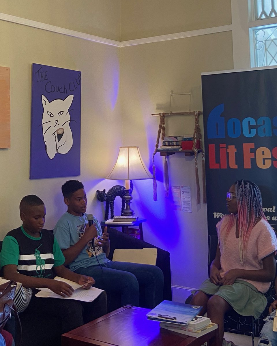 bocaslitfest's tweet photo. 💬“We are so proud and inspired by the progress of these young writers, and impressed by their commitment and creativity.” - Melvina Hazard, Children’s Programme Manager, Bocas Lit Fest. …/2
#bocas2026 #FirstWords https://t.co/1UdcHyJPX9