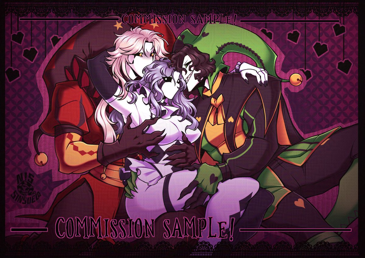 Thank you for commissioning <a href="/animefreak2010/">Animefreak 🔞</a>!💖🫶
#tfc #thefreakcircus #Pierrot #Harlequin