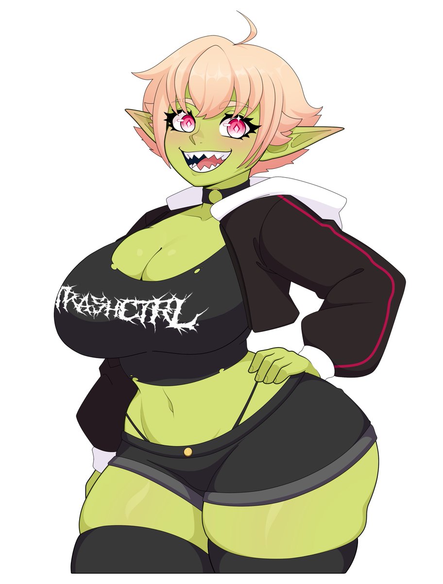 Another intro post because why did so many of you follow me?? Do y'all like goblin tummy that much?? 😅😭

✦ Hi, my name is Chaz! I'm a cyberpunk goblin living in Night City! 🌆

✦ We're trying to hit partner so y'all can date this little freak! 😈👉👌

✦ I stream most days @