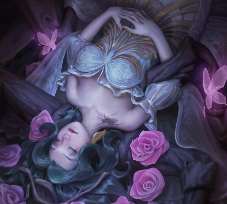 IurkingHeart's tweet photo. What pisses me off a lot is how IDV partakes in this themselves by making Violetta have limbs in most of her pre-closing night high tier skins, as well as making Jade Maiden Grace SPEAK IN THE 2025 CNY EVENT. https://t.co/mJ7HaP7Eon