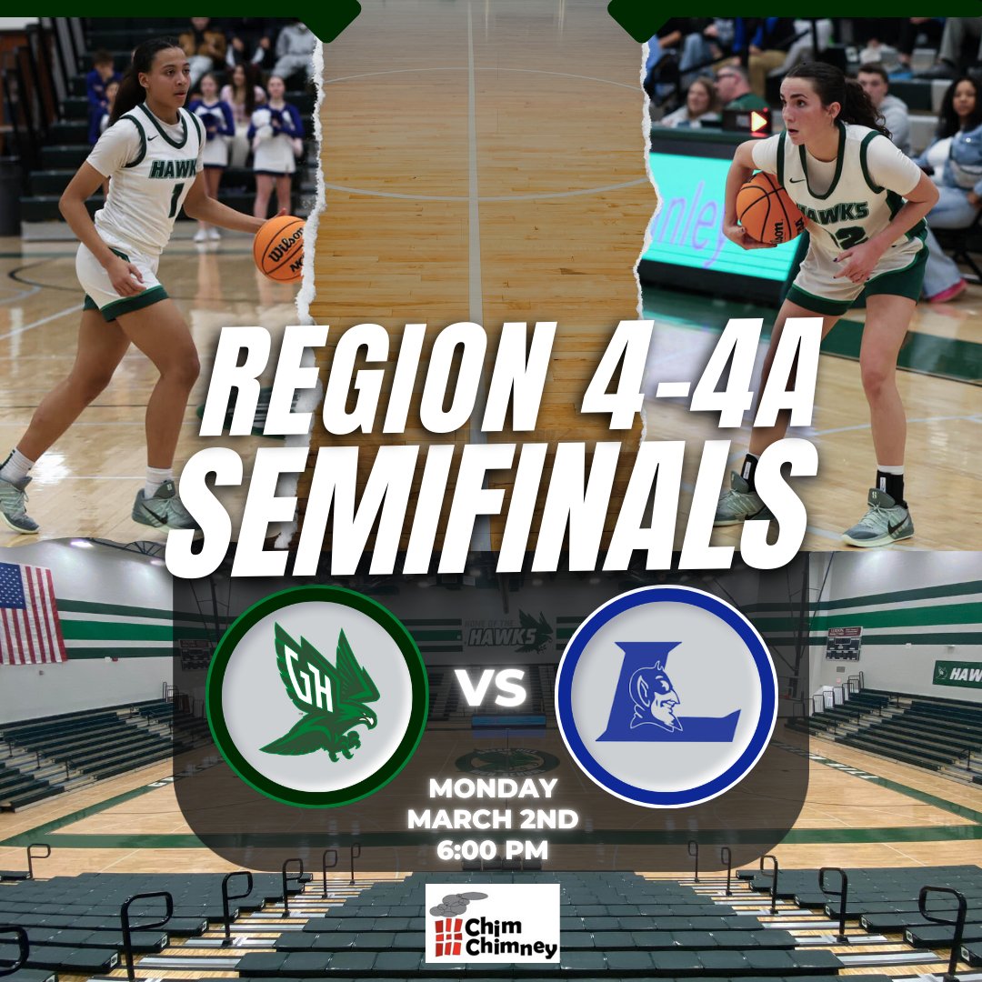 Here's information about tonight's <a href="/GreenHillWBB/">Green Hill Lady Hawks</a> Region 4-4A Semifinal broadcast:

📍Green Hill High School
🆚Lebanon Devilettes
🎙️Christian Kaposy and Chase Owens
⏰6:00 PM CT
🔗webca.st/275595
📻87.7 FM (in-gym only)