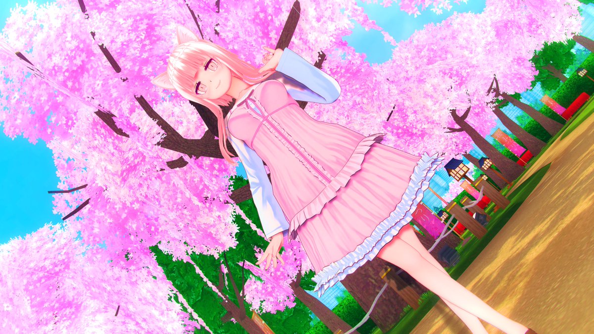 #COM3D2 #カスタムオーダーメイド3D2
猫には花粉症など関係ないのだ！
コロナ「(∩^´∀｀)∩」