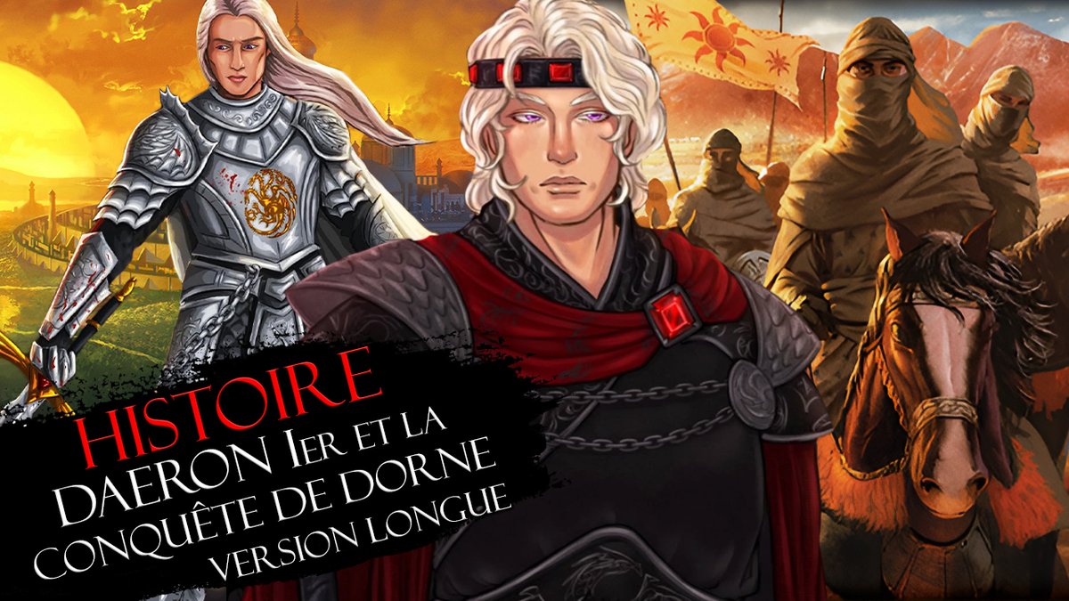Nouvelle vidéo avec le règne de Daeron Ier Targaryen surnommé le Jeune Dragon 🐉

➡️ youtu.be/cq1bR3A5ZPk