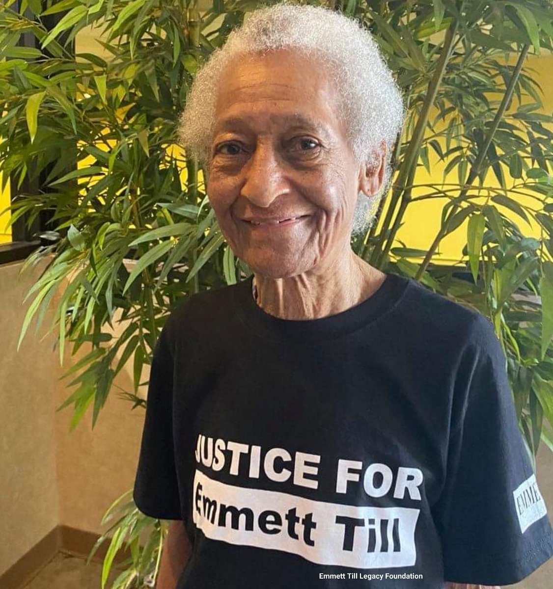 EmmettTill's tweet photo. #WomensHistoryMonth - Thelma Wright Edwards, our 2025 Woman of Courage Awardee, is the oldest living relative of #EmmettTill. She is the daughter of #MosesWright and Elizabeth Smith Wright.

Thelma has lived in the same household as Emmett and #MamieTillMobley. 🖤 https://t.co/eL8yIZebcw