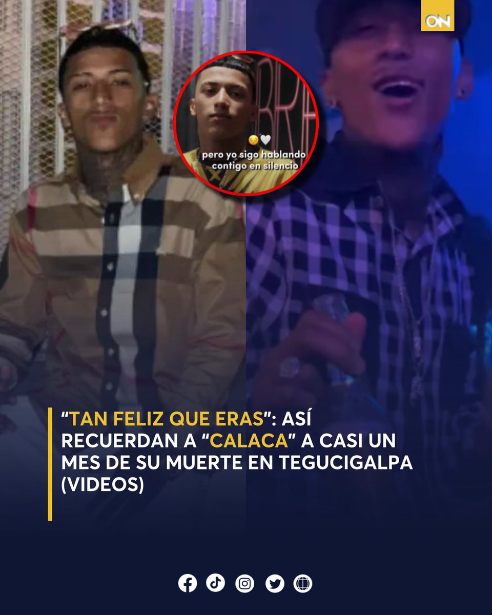 canal11hn's tweet photo. 🔴Los recuerdos de ‘Calaca’ se vuelven virales en TikTok: cercanos comparten videos que muestran cómo era su vida antes de la tragedia en Tegucigalpa. 👉 https://t.co/q8q8GAKOGP
#Calaca #Crimen #Tegucigalpa https://t.co/IYqwmJdKft