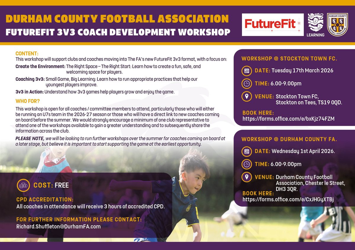 𝗗𝘂𝗿𝗵𝗮𝗺 𝗖𝗼𝘂𝗻𝘁𝘆 𝗙𝗔 ⚽️ tweet media