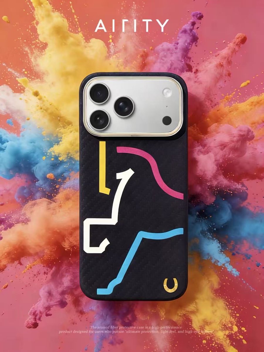 Airityofficial's tweet image. New Product Preview｜Year of the Horse Limited Edition · Lanqi
Qi gallops to victory, the colorful steed gallops on,
Leading the charge, awaiting departure.
#Airity #phonecase #tech