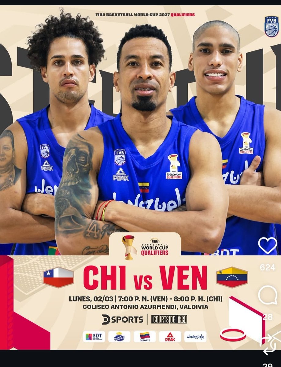 jchourio99's tweet photo. 3era ventana FiBA..
Vamos Venezuela 🇻🇪 https://t.co/WOJcEUA53c