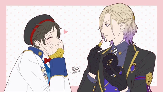 ネージュくんとヴィル様の絡みももっといっぱい見たいです!再掲