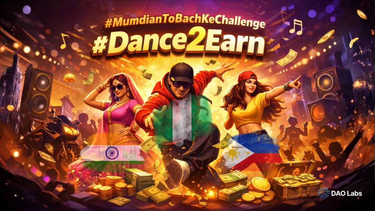 Azraiel1201's tweet photo. Congratulations to all @TheDAOLabs Social Dancers! Great job, everyone. When there’s a trend, we don’t fall behind—that’s how we roll with #SocialMiningV2! #Dance2Earn indeed! https://t.co/leQUodOy3R