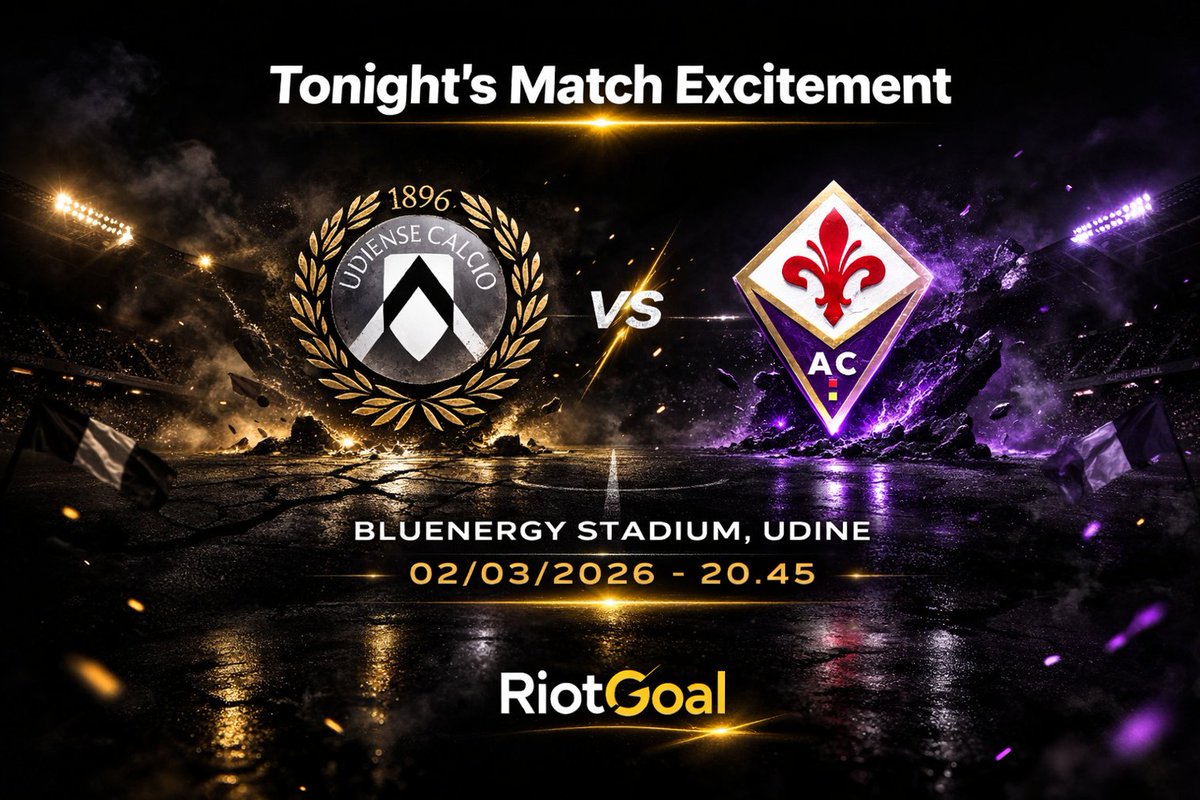 OnlyPyx's tweet photo. Hello everyone… Are you ready for battle? 🔥⚽
#BluenergyStadium
🏆#SerieAEnilive
📲 #UdineseFiorentina
#Futbol #SerieA
#İtalyanFutbolu
#SerieAEnilive
#ACFFiorentina
#Viyola
#UdineseVsFiorentina
#FiorentinaUdinese
#Calcio #RiotGoal https://t.co/IlbTW2peFV