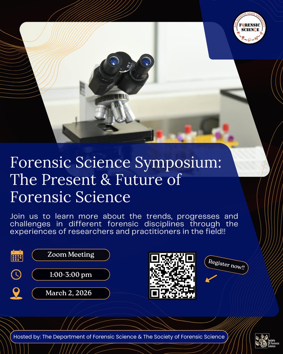 SHSUForensicSci's tweet photo. https://t.co/3UaoI2J0fh https://t.co/uAZ4XOs3Lg
