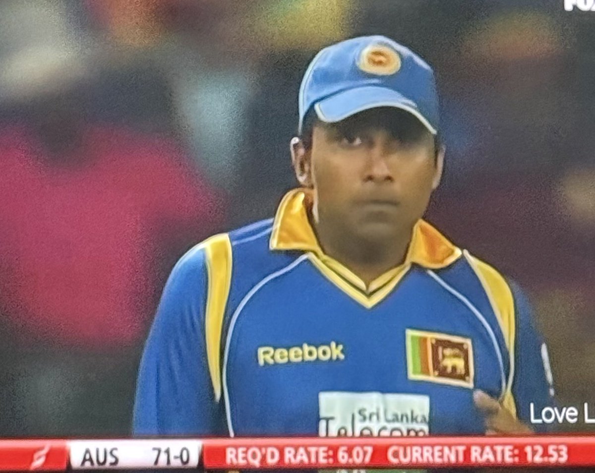 chamalm's tweet photo. What if I told you Sri Lanka went on to win this game? Yes, that’s the kind of players we had! Sooooo, If you are too blaming fans for being mad at you for losing almost all your games in a World Cup in a humiliating way under home condition, you don’t belong in international cricket.  #ICCMensT20WorldCup #lka