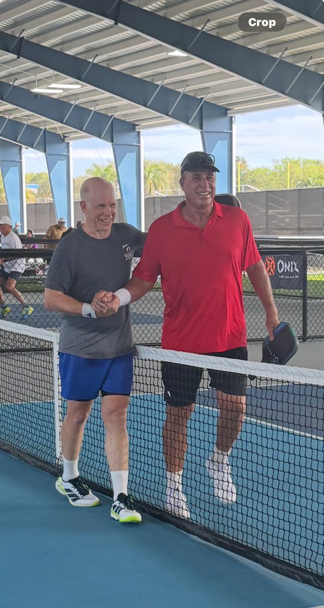 AndreiDaescuPkl's tweet photo. Shout out to Doug Hirsch winning silver medal in the Masters Pro Boca Pickleball  Open — and beating my hero and one of tennis’s GOATS Ivan Lendl in the semi finals!!! https://t.co/wyAJq0sNEK