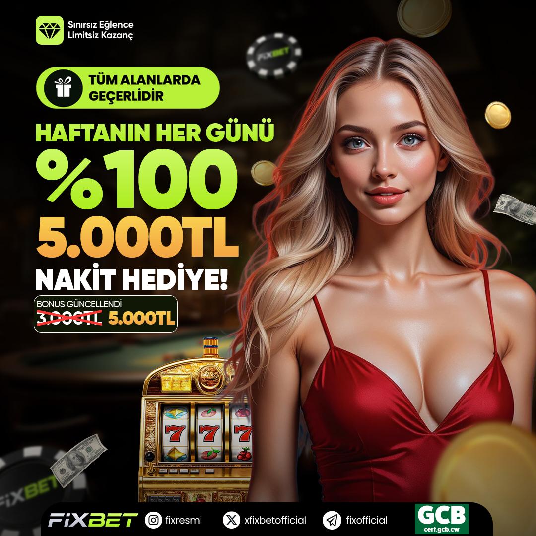 xfixresmi's tweet photo. 🎰 BU BONUS KAÇMAZ, KAÇMAZ! 

🤑 %100 5.000 TL NAKİT Sizleri Bekliyor!  

🤫 Tüm Alanlarda Geçerli Kazandıran Fırsat!

✅  Tüm Ödeme Yöntemleri Geçerlidir!

Giriş: https://t.co/KyVi0yrl3t https://t.co/4IFHRqLHLp