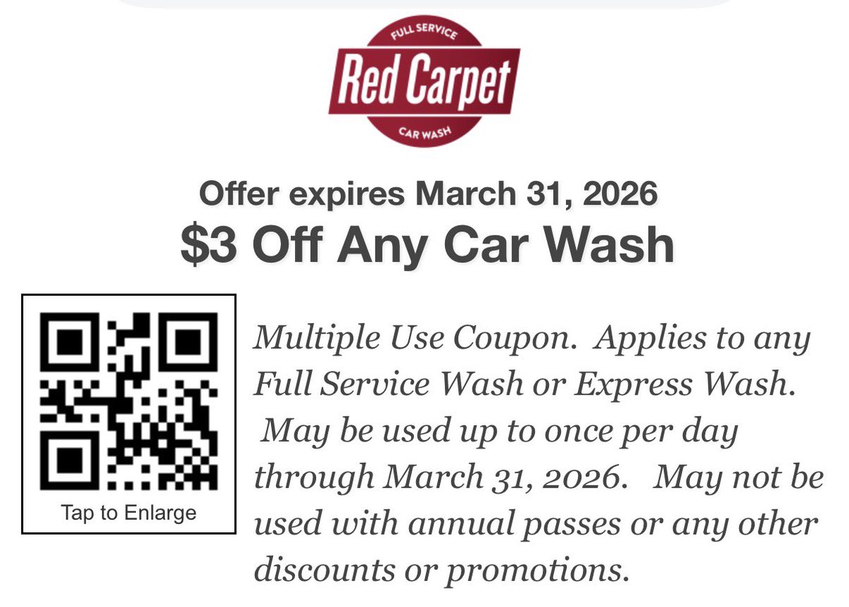 Red Carpet Carwash Peoria tweet media
