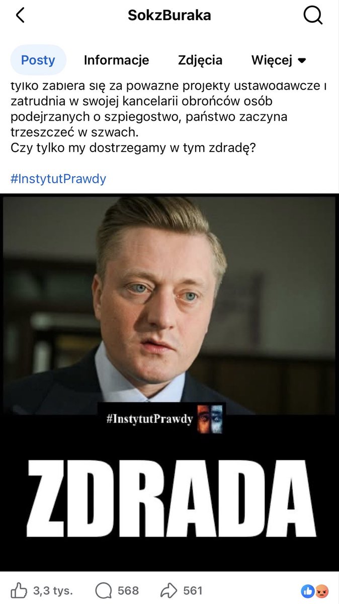 Jeśli ktoś chce zobaczyć jak wygląda dezinformacja i jak hodowana jest nienawiść niech przeczyta wpis <a href="/SokzBuraka_eu/">SokzBuraka :)</a> i komentarze pod nim.

W tym wpisie nie ma ani grama prawdy: nie byłem i nie jestem obrońcą Tomasza Szmydta (ostatni kontakt zawodowy w kwietniu 2022 r.), nie