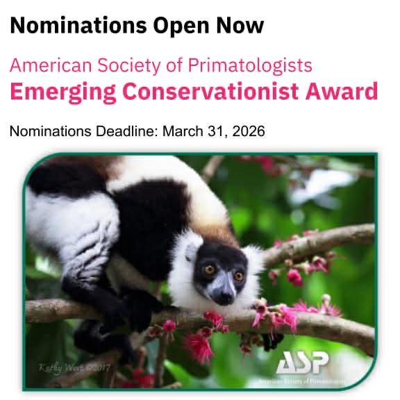 AmSoc Primatologists tweet media