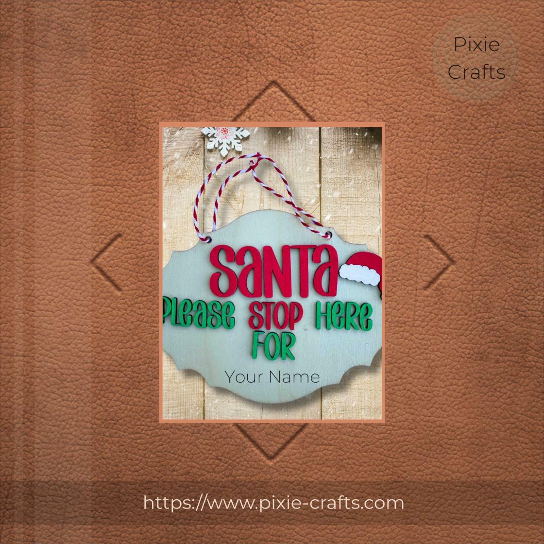 PixieCrafts77's tweet image. Make this Christmas magical with our Personalised Santa Stop Sign for just £6.00! Bring joy to your home and capture the holiday spirit. Order yours today! #ChristmasDecor #HolidaySpirit

Shop Now pixie-crafts.com/shop/p/santa-s…