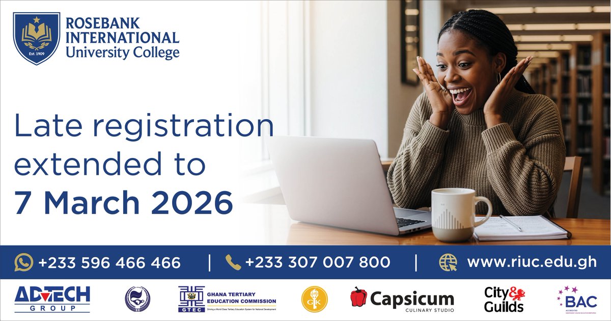 Rosebank International University College tweet media